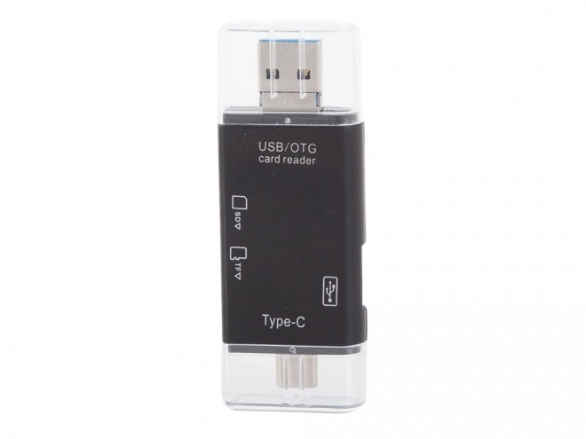 Čtečka karet sd microsd tf usb usb-c micro usb otg