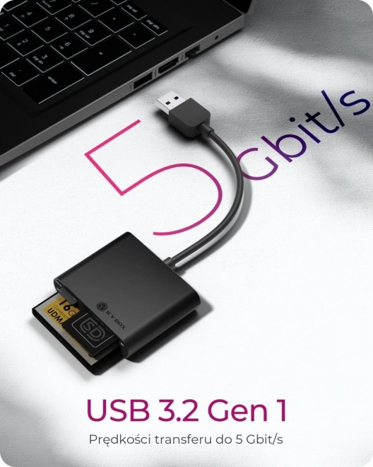 Čtečka karet IB-CR301-U3 USB 3.0