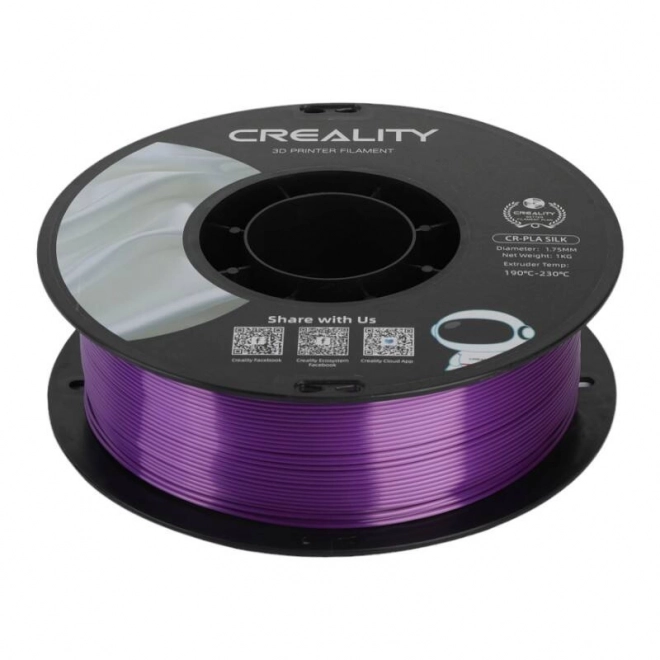 CR-Silk PLA filament Creality (fialový)