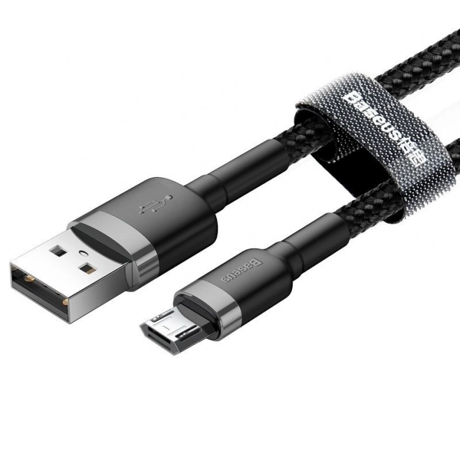 Baseus Cafule Cable USB For Micro 2A 3m šedo-černý