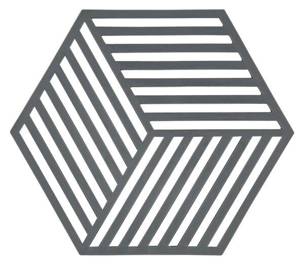 Podložka pod horké nádoby Zone Hexagon – Tmavě šedá