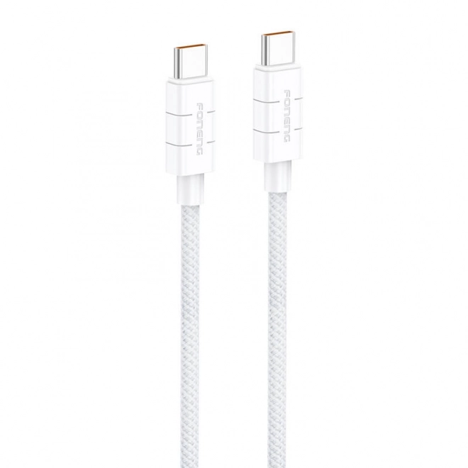 Kabel USB-C na USB-C 60W 1,2m bílá