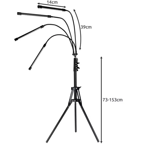 Lampa 20 LED 4ks. pro růst rostlin Gardlov 19388