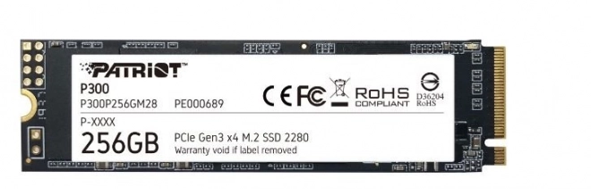 SSD P300 256GB M.2 PCIe Gen 3 x4 1700/1100