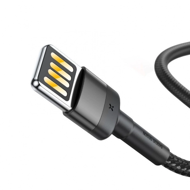 Baseus Cafule Oboustranný kabel USB Lightning 1,5 A 2 m (šedo-černý)