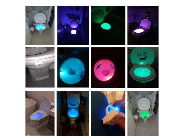 LED WC lampa