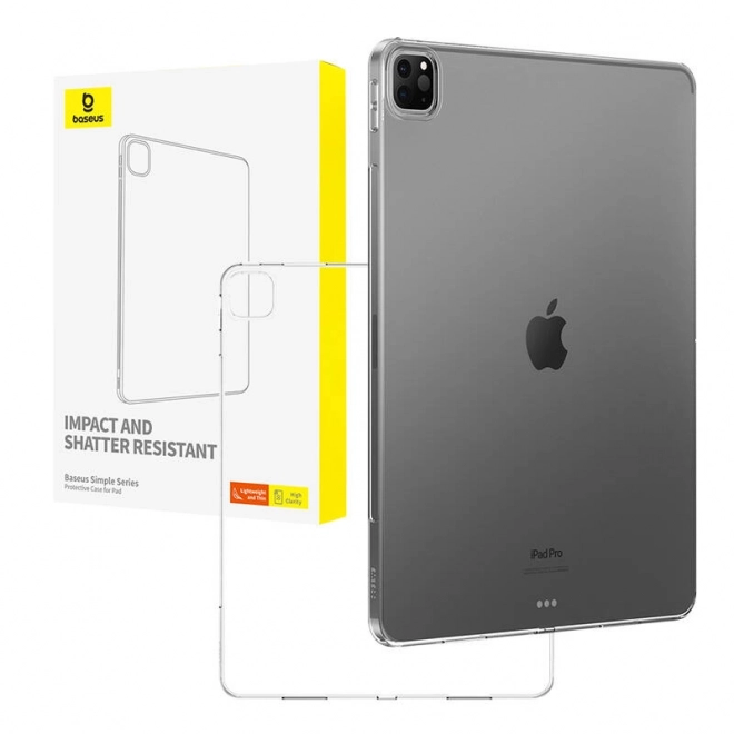 Ochranné pouzdro Baseus Simple pro iPad Pro 12.9" (2018/2020/2021/2022) průhledné