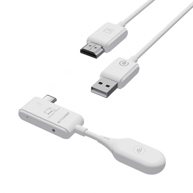 Vysílač / přijímač BlitzWolf, BW-CS7, Bezdrátový USB-C na HD