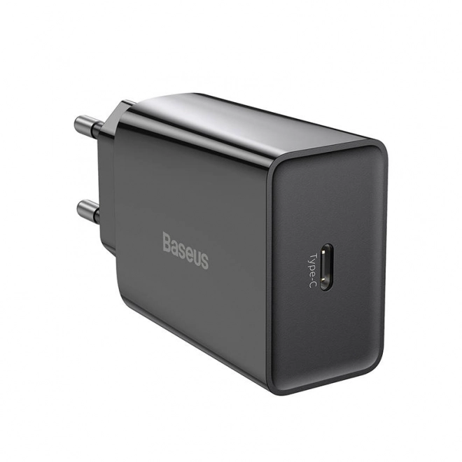 Baseus Speed Mini Quick Charger, USB-C, PD, 3A, 20W (černá)