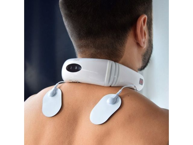 Elektromagnetický masážní přístroj na krk a záda