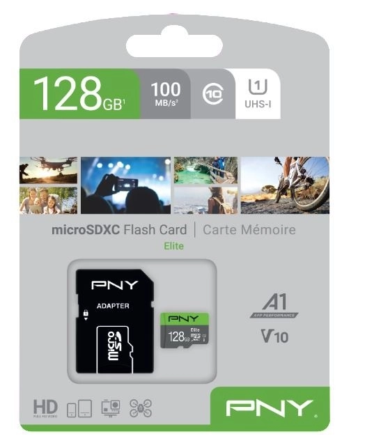 128GB paměťová karta MicroSDXC P-SDU128V11100EL-GE