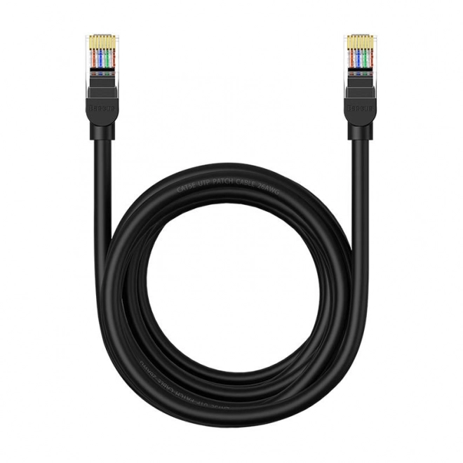 Síťový kabel Baseus Ethernet CAT5, 5 m (černý)