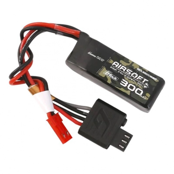 Gens ace G-Tech 35C 300mAh 2S1P 7,4V Airsoft Gun Lipo baterie s JST-SYP konektorem