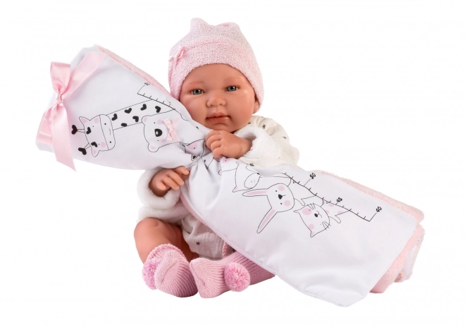 Llorens M843-28 obleček pro panenku miminko NEW BORN velikosti 43-44 cm