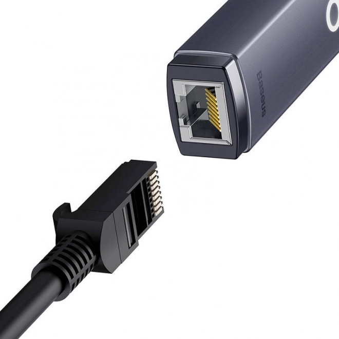 Síťový adaptér Baseus Lite Series USB na RJ45, 1000 Mb/s (šedý)