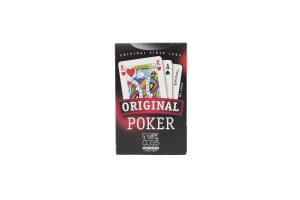 Poker společenská hra karty v papírové krabičce 6x9cm