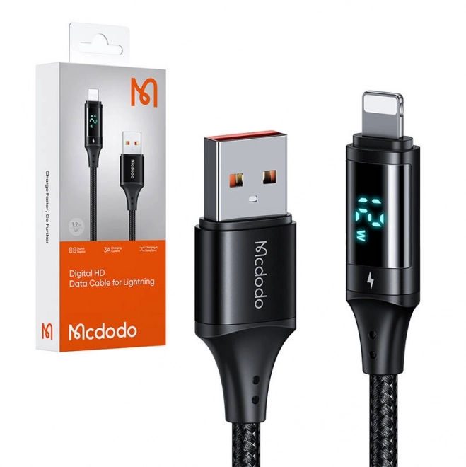 Digitální displej Datový kabel USB na Lightning Mcdodo CA-1060, 1,2 m