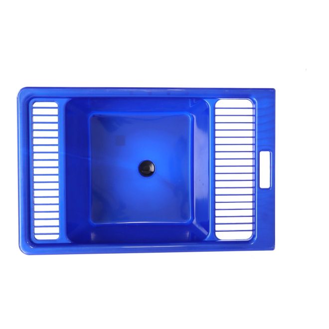 Koupelnová mísa se zátkou, POLISH PRODUCT - tmavě modrá