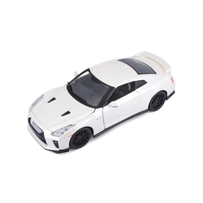 Bburago 1:24 Nissan GT-R Metallic 18-21082 – Bílý