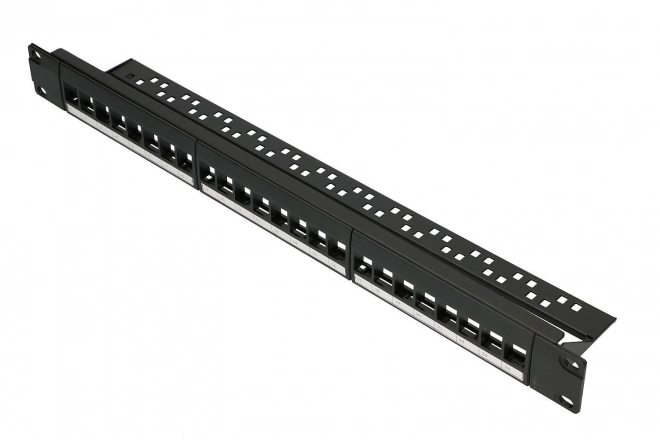 Patchpanel 24 modulárních portů UTP