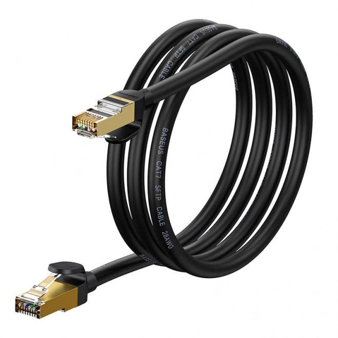 Baseus Ethernet RJ45, 10Gb/s, 1,5m síťový kabel (černý)