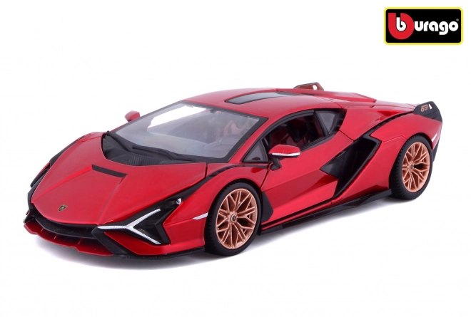 Lamborghini Sian FKP37 Červený model 1:24 od Bburago