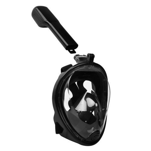 Celoobličejová šnorchlovací maska - černá - velikost S/M