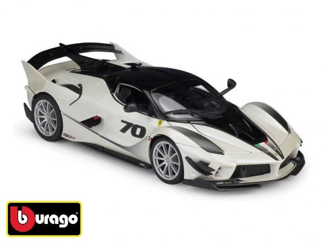 Bburago 1:18 Ferrari FXX-K EVO No.70 černo-bílé 18-16012