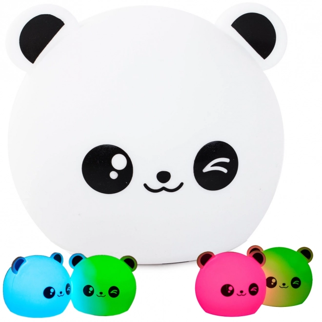 Dětské led noční světlo rgb panda touch