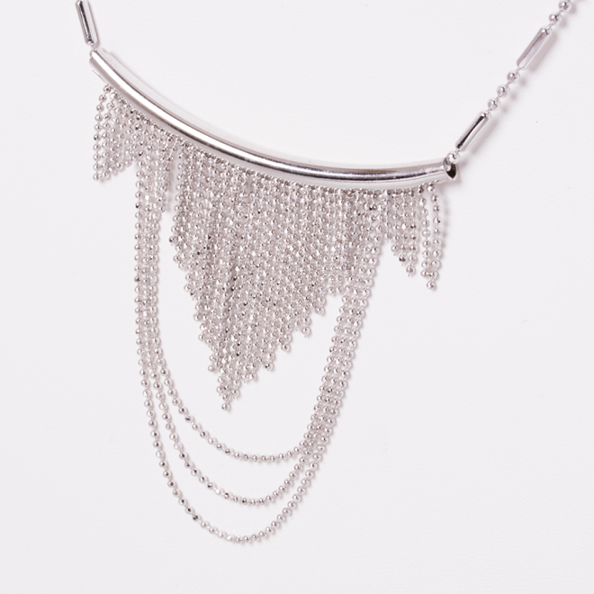 Módní náhrdelník Xuping Chokers - stříbrný