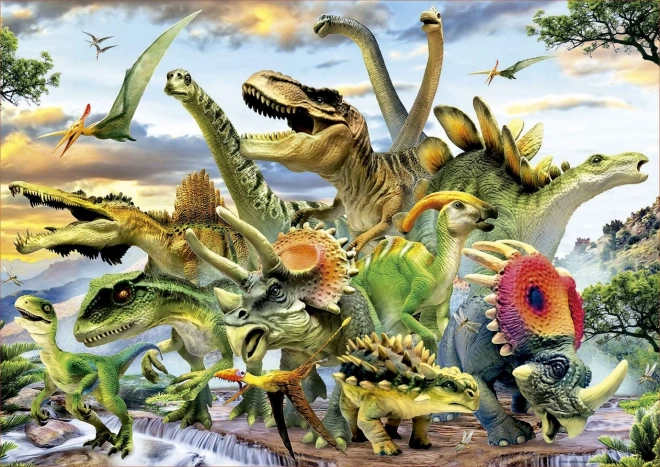 Puzzle 500 prvků Dinosauři