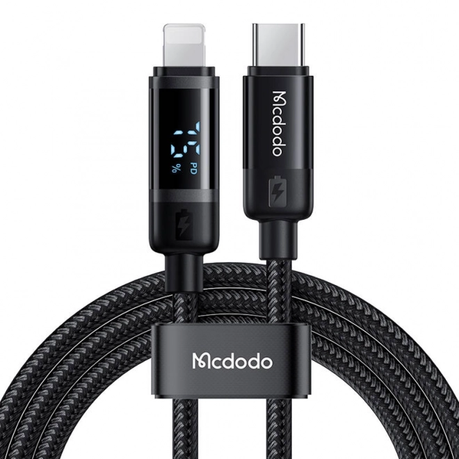 Mcdodo CA-5210 Kabel USB-C na Lightning, 36 W, 1,2 m (černý)