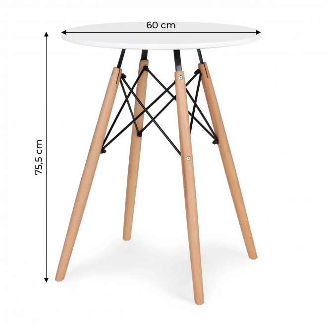 Stůl moderní stůl do jídelny obývacího pokoje kuchyně 60cm