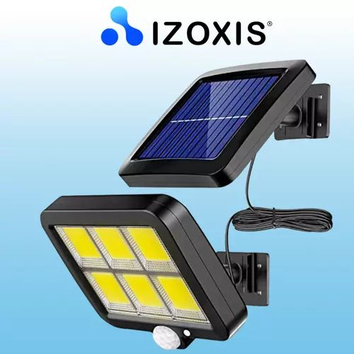 Solární nástěnné svítidlo 120 LED COB Izoxis 19892