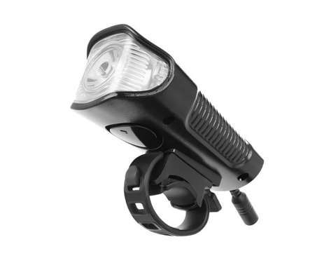 Přední LED světlo na kolo s počítadlem – Se zadním světlem