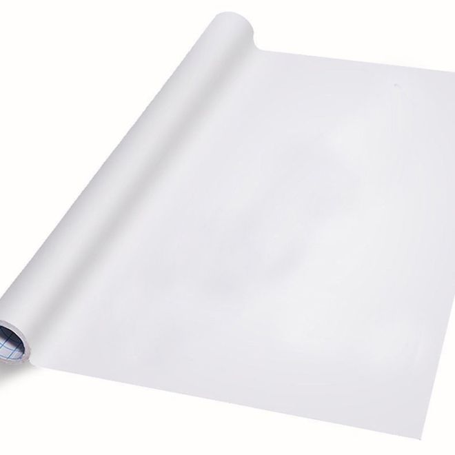 Samolepicí bílá tabule + fix,  200x45cm