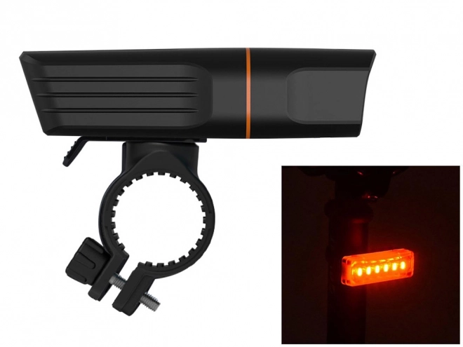 Bike light přední zadní led usb kit