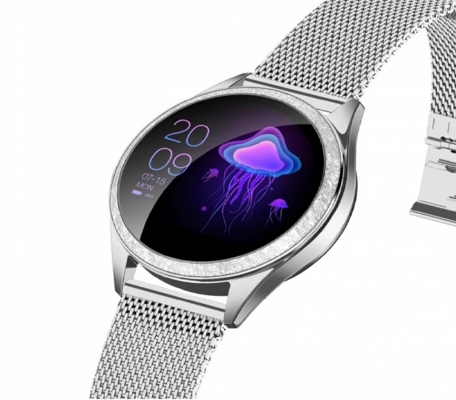 Oro Smartwatch Crystal Silver