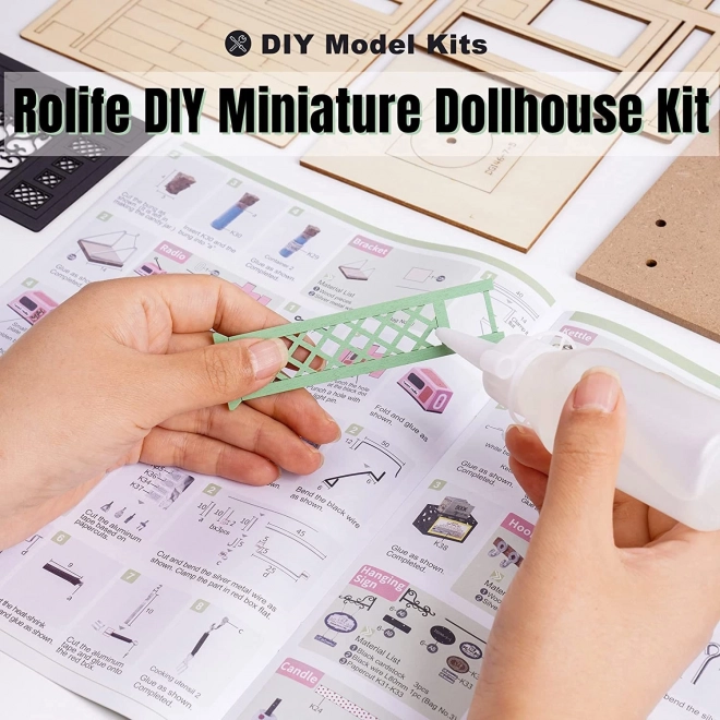 Květinová čajovna- DIY miniaturní domek