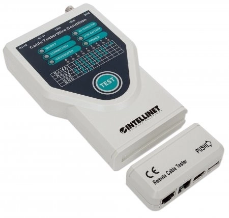 5-W-1 Tester kabelů RJ11/RJ45/USB/1394/BNC