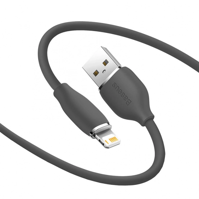 Baseus Jelly kabel USB na Lightning, 2,4A, 1,2 m (černý)