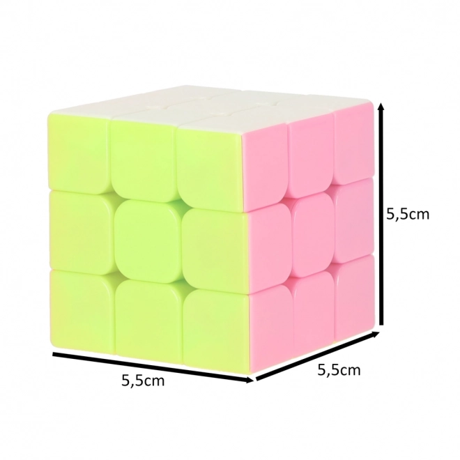 Puzzle kostka 3 x 3 neon