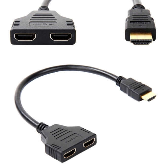 Ak316 rozbočovač hdmi na 2 porty fullhd