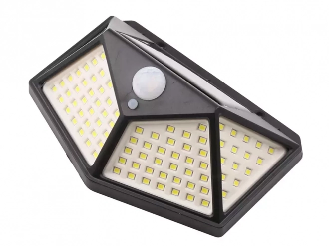 Solární lampa 100 led se soumrakovým senzorem pohybu