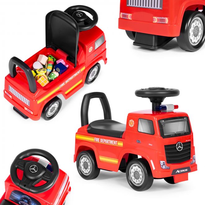 MERCEDES osobní automobil, tlačný automobil, hasičský vůz