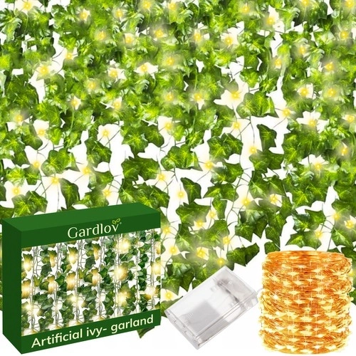 Umělý břečťan + LED Gardlov 24538