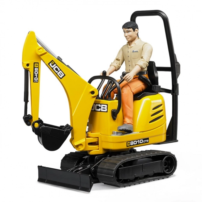 Bruder BWORLD Mikrobagr JCB s figurkou