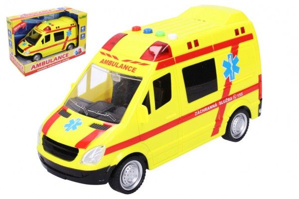 Auto Ambulance se zvukovými a světelnými efekty