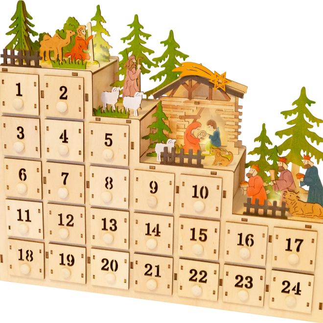 Adventní kalendář Small Foot Betlém