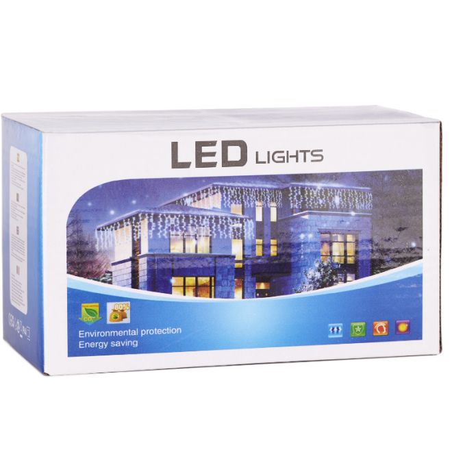 LED barevný závěs s lucernami - 3 m, 200 LED